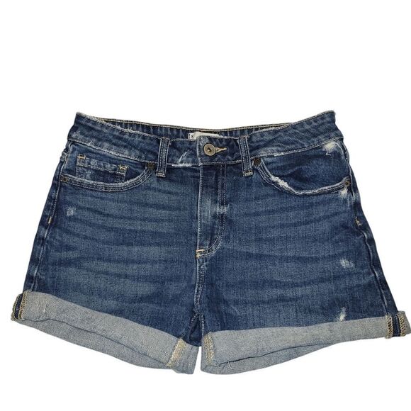 PAIGE WOMEN BLUE JEAN SHORTS SIZE 27 - Picture 1 of 3